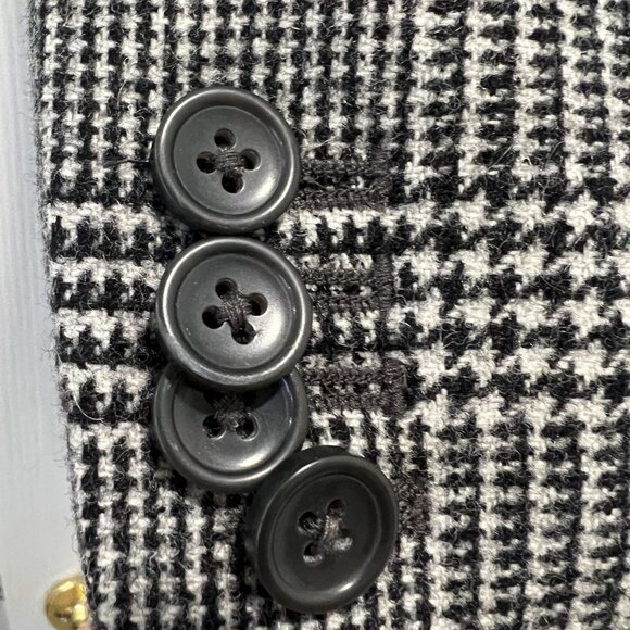 Everlane The Oversized Blazer in Wool Glen Plaid Size 12 - Picture 6 of 12